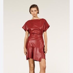 Zara | Dresses | Zara Studio Leather Dress | Poshmark